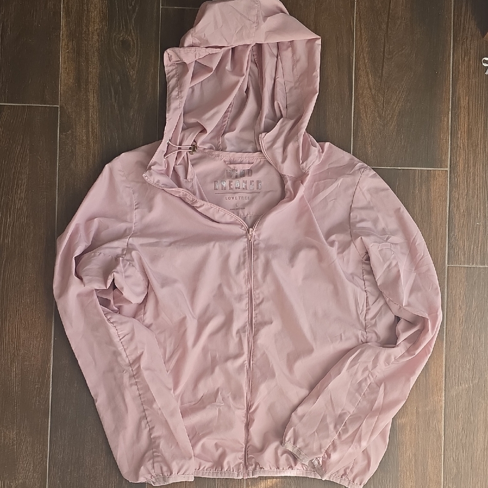 Love Tree Light Pink Windbreaker